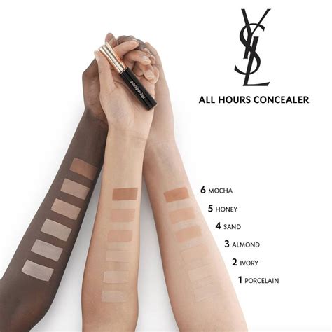 ysl swatches dark skin